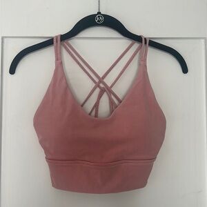 Lorna Jane Meditate Sports bra in Wild Rose